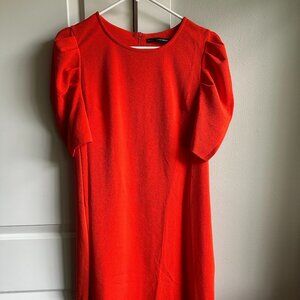 Sferra Collection Balloon Sleeve Mini Dress | NWOT